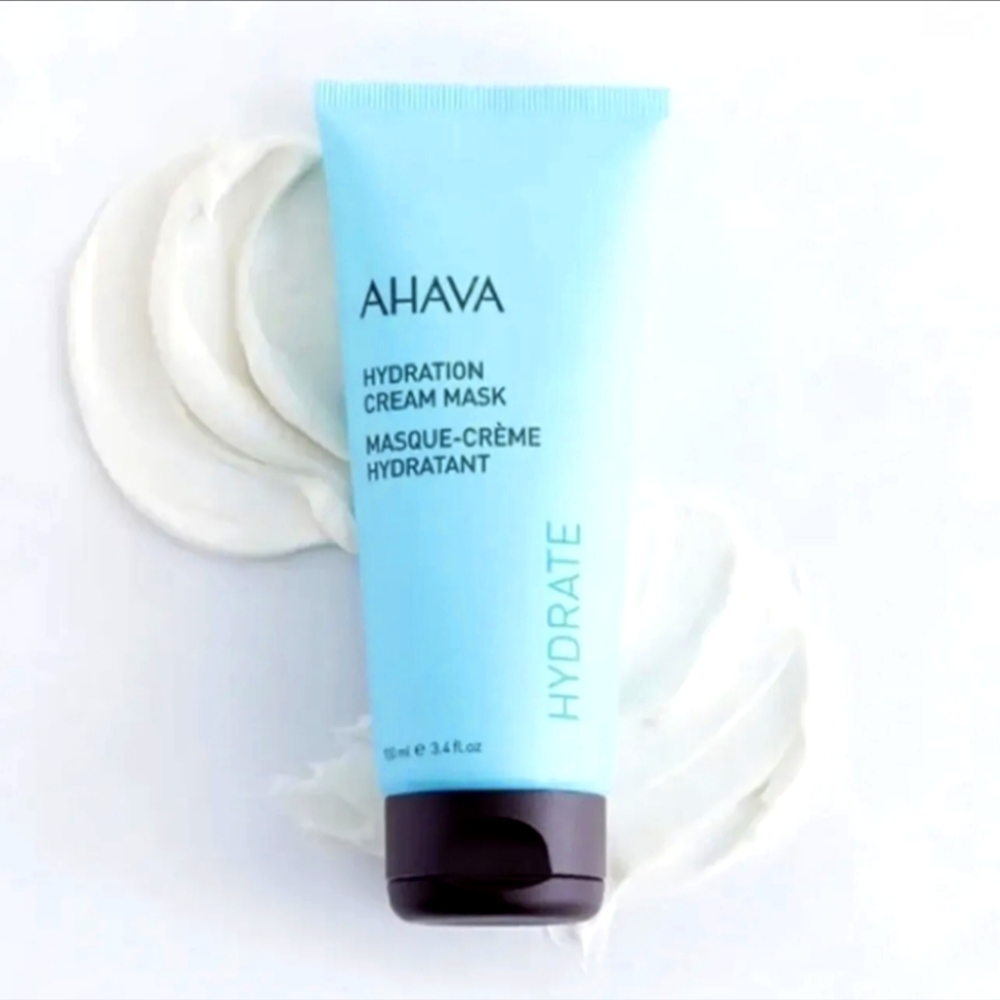 AHAVA Vegan Hydration Cream Mask Full Size 3.4 fl oz./100 ml, New Factory Sealed